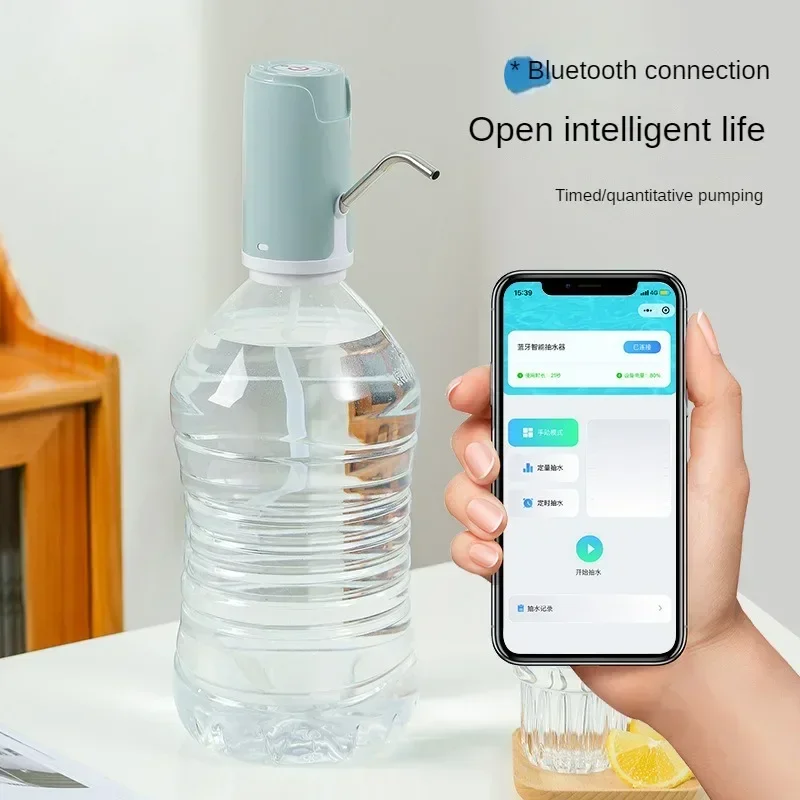 ชาร์จ USB ตู้น้ําแบบพกพาปั๊มไฟฟ้าพร้อมท่อต่อเครื่องมือลํากล้องไร้สายปั๊มน้ําไฟฟ้าเครื่องมือห้องครัว 1