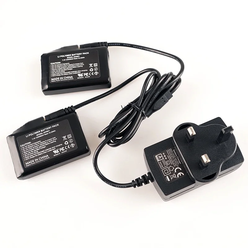 Rechargeable Battery Charger with Batteries for Heated Gloves Heated Socks Heating Jacket USB Charger 7.4V 2200MAH Battery usb battery charger