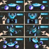 4WD 1:16 Stunt RC Car With LED Light Gesture Induction Deformation Twist Climbing Radio Controlled Car Electronic Toys for Kids 4