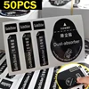 50PCS Protable Dust Removal Sticker Phone Computer Keyboard Stickers Screen Remover Absorber LCD Dedust Sticker Cleaners 1
