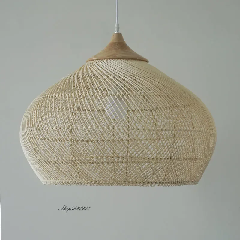 Southeast Asian Rattan Pendant Light Ceiling light Dining Room Restaurant wicker Light Fixture Loft suspension