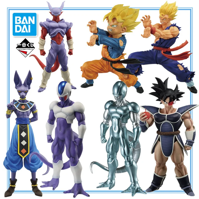 

In stock Badnai original Ichiban Kuji Anime Dragon Ball Z Son Gohan Goten Cooler Turles Janemba Beerus Broli Figure Model Toys