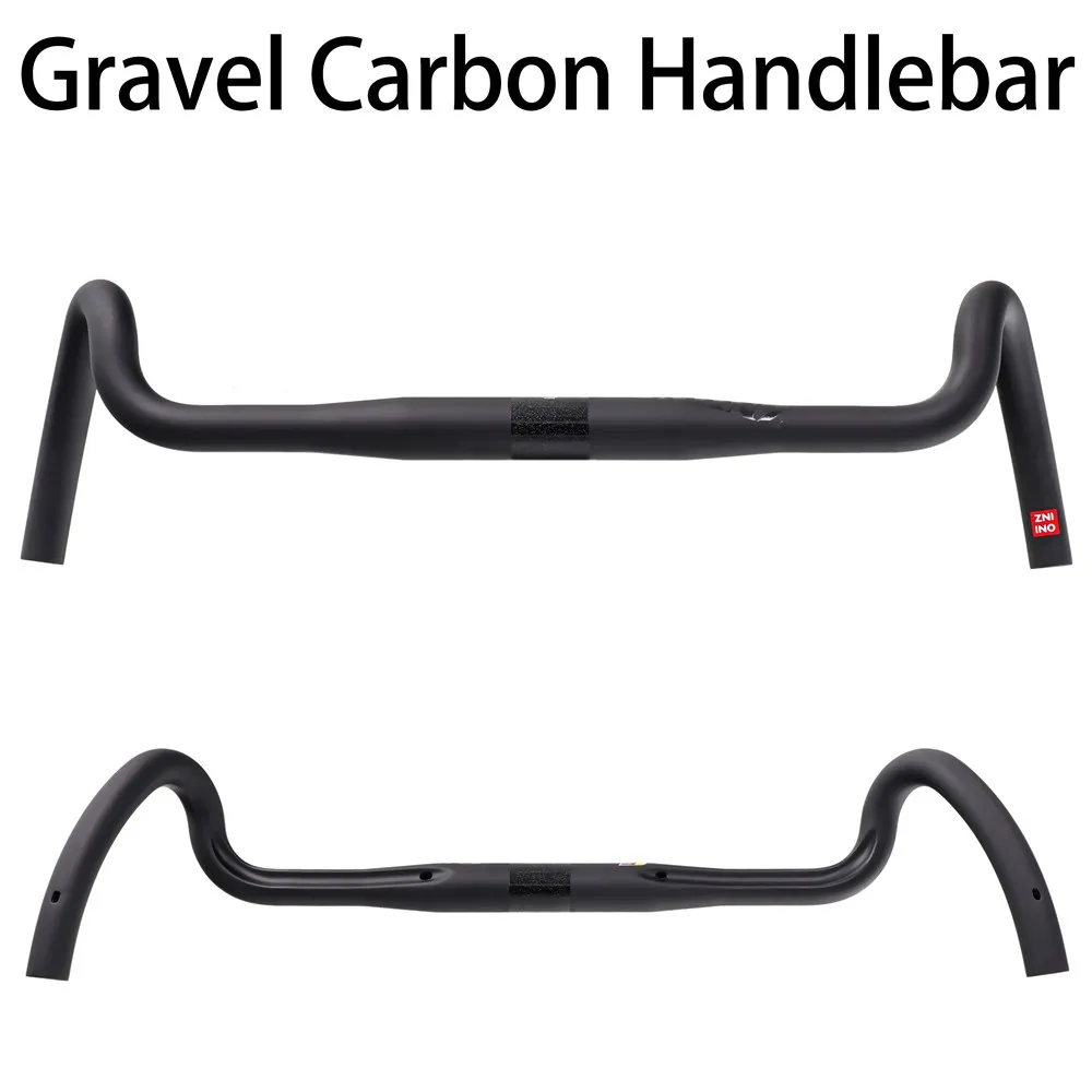 2023 New Carbon Gravel Handlebar Big Flare Bar Cyclecross Road Bike