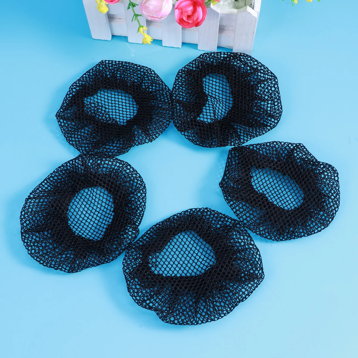 

5pcs Ballet Dance Hair Net Invisible Elastic Mesh Nets Ballet Dance Hair Bun Cover Durable Mesh Hair Accessories for Hair Bun
