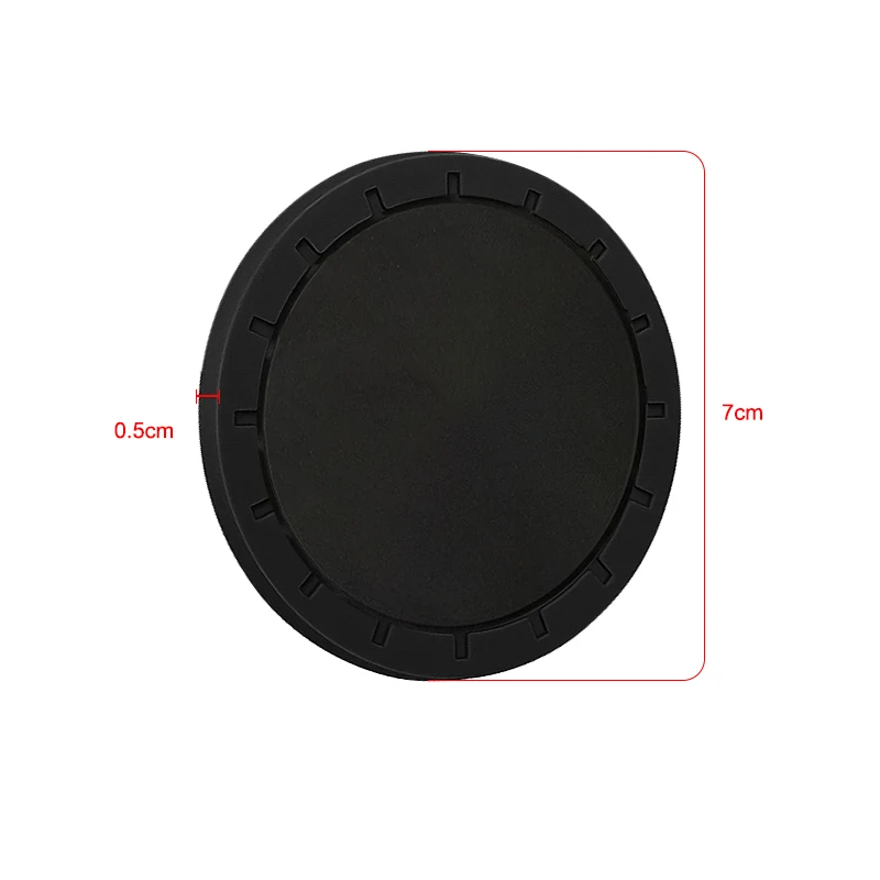 Car Coaster Water Cup Non-Slip Silica Gel Pad Holder Mat For Hyundai Bayon 2023 2022 2021 Accessories