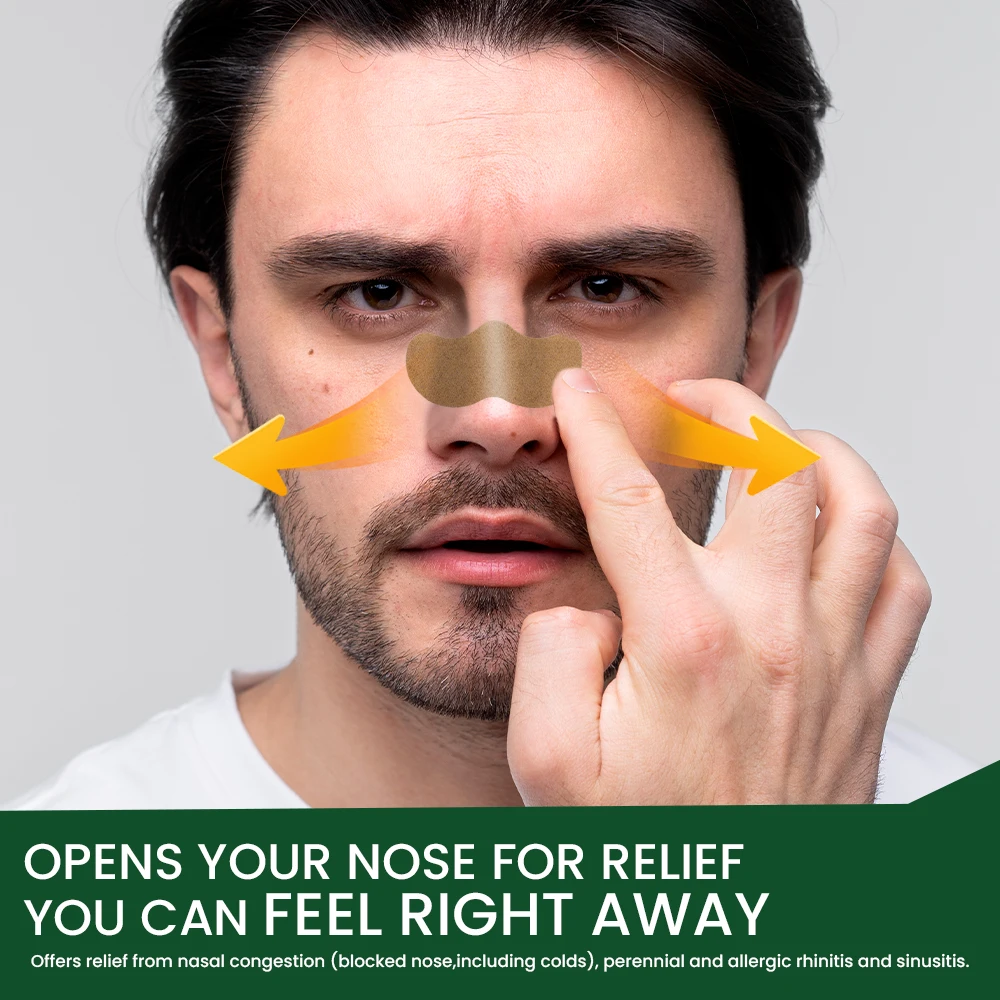 Sumifun Rhinitis Patch 8/24/40/64Pcs anti snoring patch for Cold Allergies Nasal Congestion