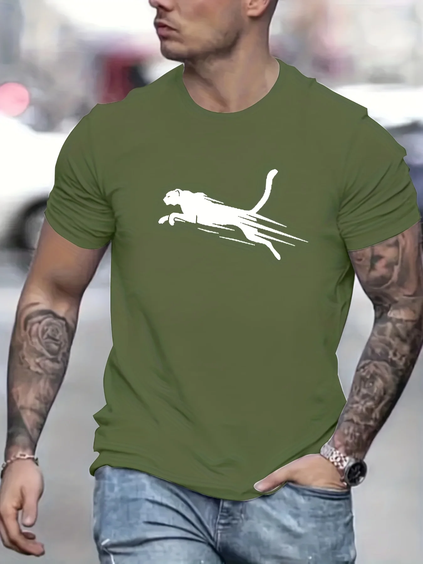 Men's Printed T-shirt Image 10