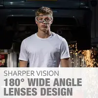 Industrial Grade Safety Goggles, Anti Fog Clear Lens Lab Goggles Fit Over Glasses for Men and Women Eye Protection 2