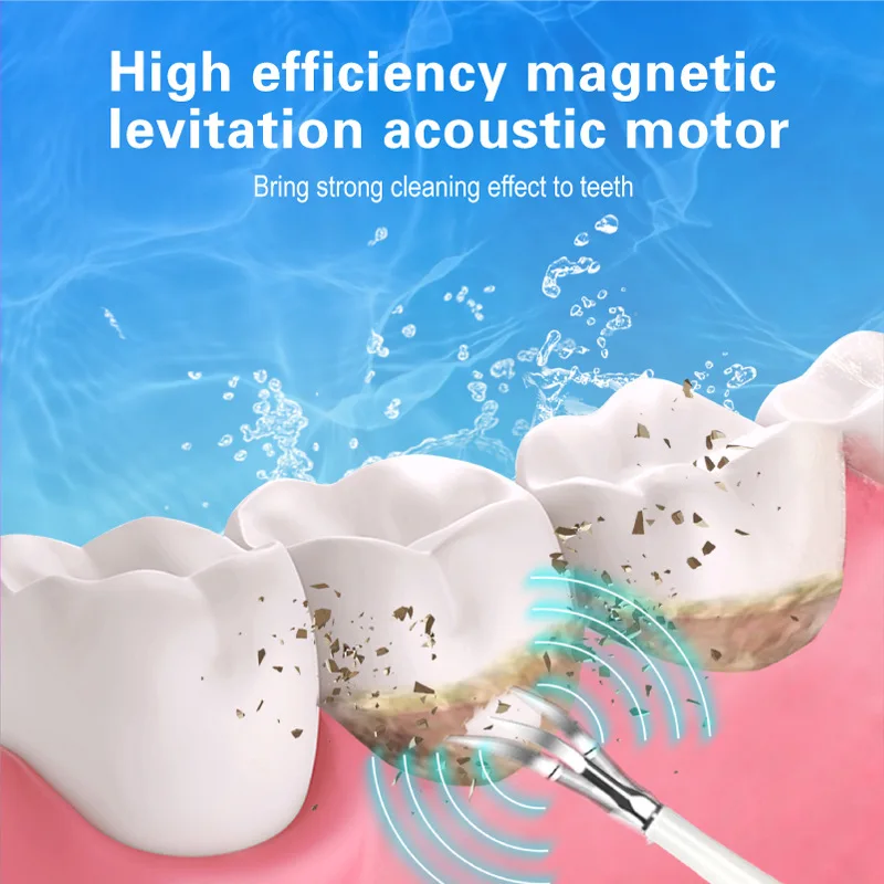 Sonic Electric Toothbrush Teeth Cleaner Dental Teeth Scaler USB Rechargeable Dental Calculus Stains Tartar Plaque Remover Tools 4