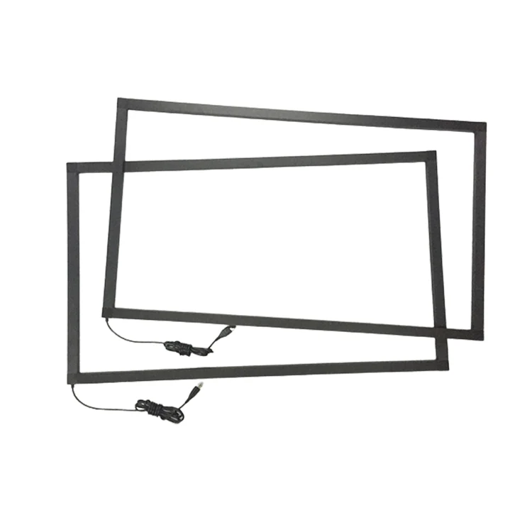 

Low Price 43/46/50/55/65/75/86 Inch 20/40 Point Overlay Kit for Lcd Panel Kiosk USB Driver-free Touch Screen IR Touch Frame
