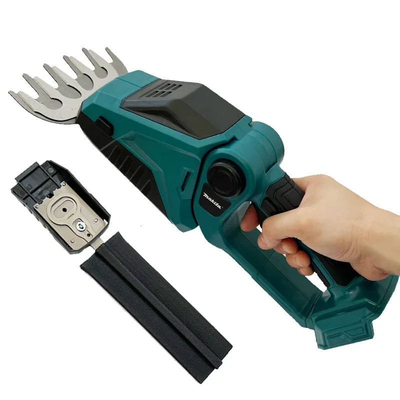 Electric Grass Cordless Hedge Trimmer 2-in-1 Mini Handheld Shears Operated Shrub
