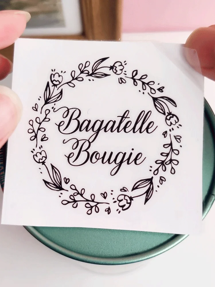 

Personalized Labels Logo Print Transfer Sticker Box Cartoon Jam Wrapper Label