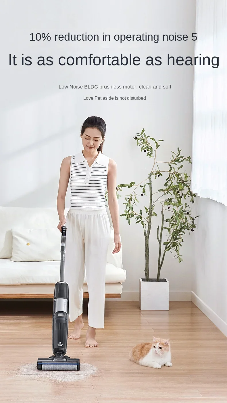 BISSELL LITE intelligent wireless lightweight sweep drag suction three-in-one mop household appliance cleaner 6