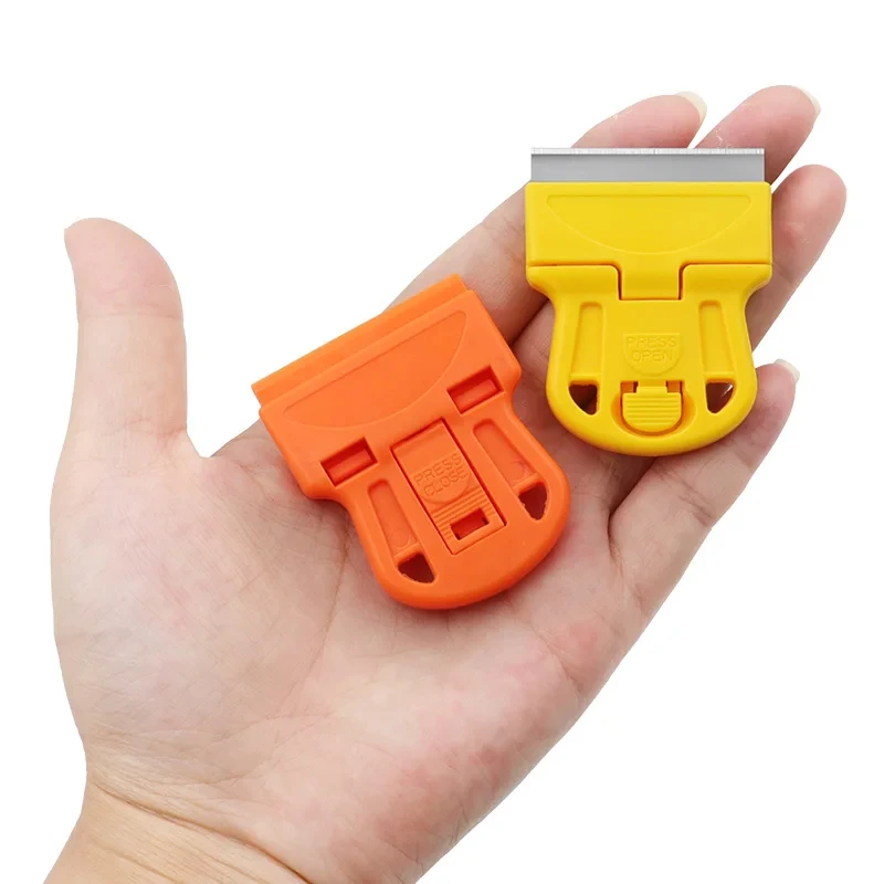 Razor blade scraper one-sided with blade painting holder handle standard window tinting tool remover cleaner
