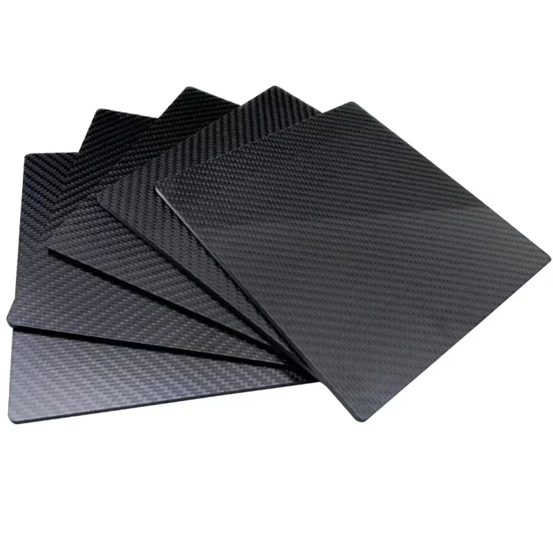 200x300mm Full 3K Carbon Fiber Plate Sheet High Strength Carbon Board Panel Thickness 0.5mm 1.0mm 1.5mm 2mm 2.5mm 3mm 4mm 5mm