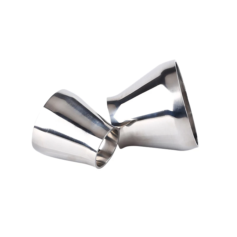 Free Shipping 19MM-89MM OD Butt Welding Reducer SUS 304 Stainless Steel Sanitary Pipe Fitting Homebrew Beer