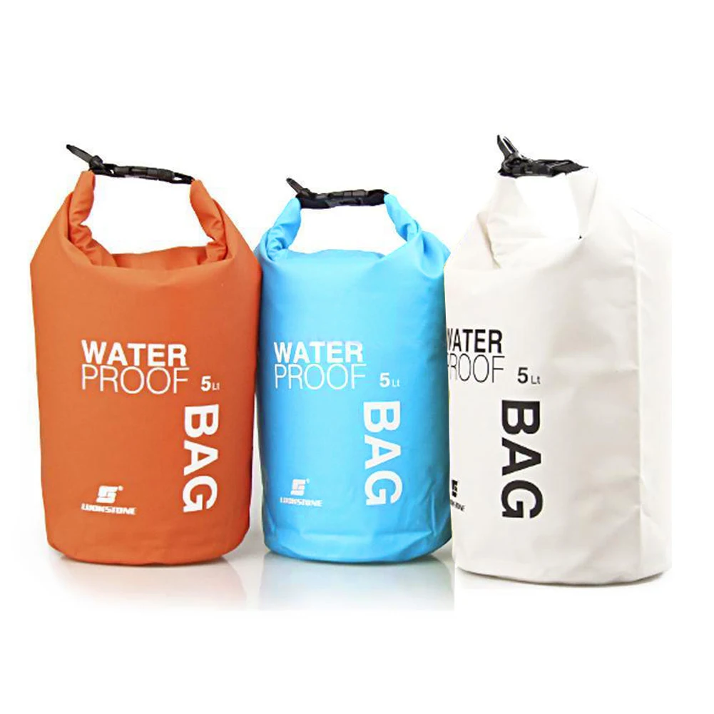 2L/5L Waterproof Dry Bag Sports Backpack Floating Boating Rafting Kayaking Outdoor Camping Hiking River Swimming Water Bag
