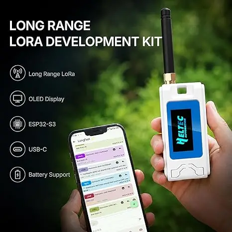 รูปสินค้า ชุด ESP32 LoRa V3 ครบชุด พร้อมอุปกรณ์และเคส