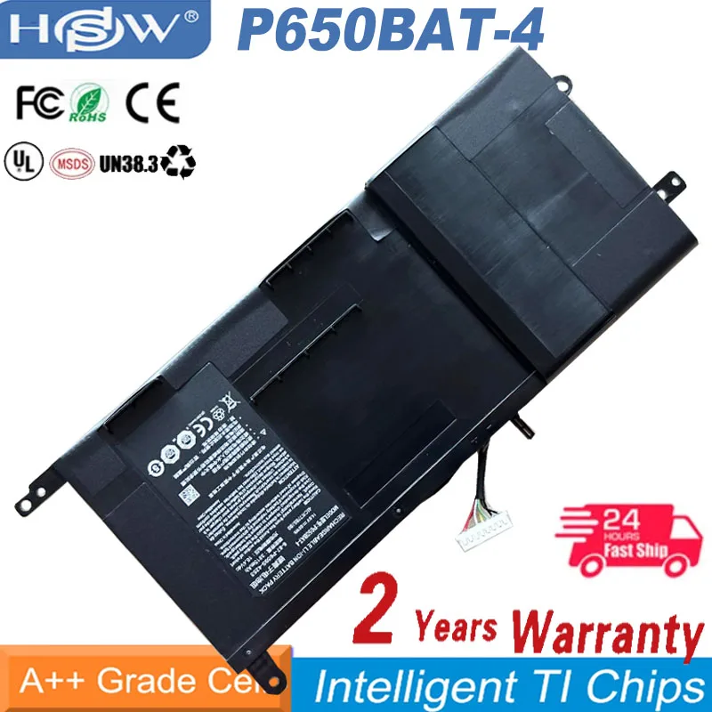 

Аккумулятор для ноутбука Clevo P650 P651 P655 P671 RA P650BAT-4 SAGER NP8650 NP8651 NP8652 6-87-P650S-4U311
