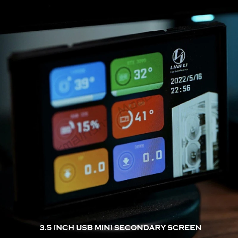 Ips Tipo-c Tela Secundária Monitor de Computador Display Usb para Chassi Cpu Gpu Ram Hdd Livremente Aida64 Mini Monitor 35 - Imagem 4