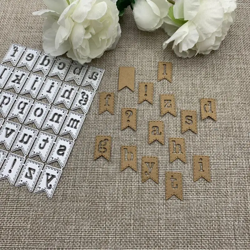 

Letter symbol banner Metal Cutting Dies For DIY Scrapbooking Decorative Embossing Handcraft Die Cutting Template Mold