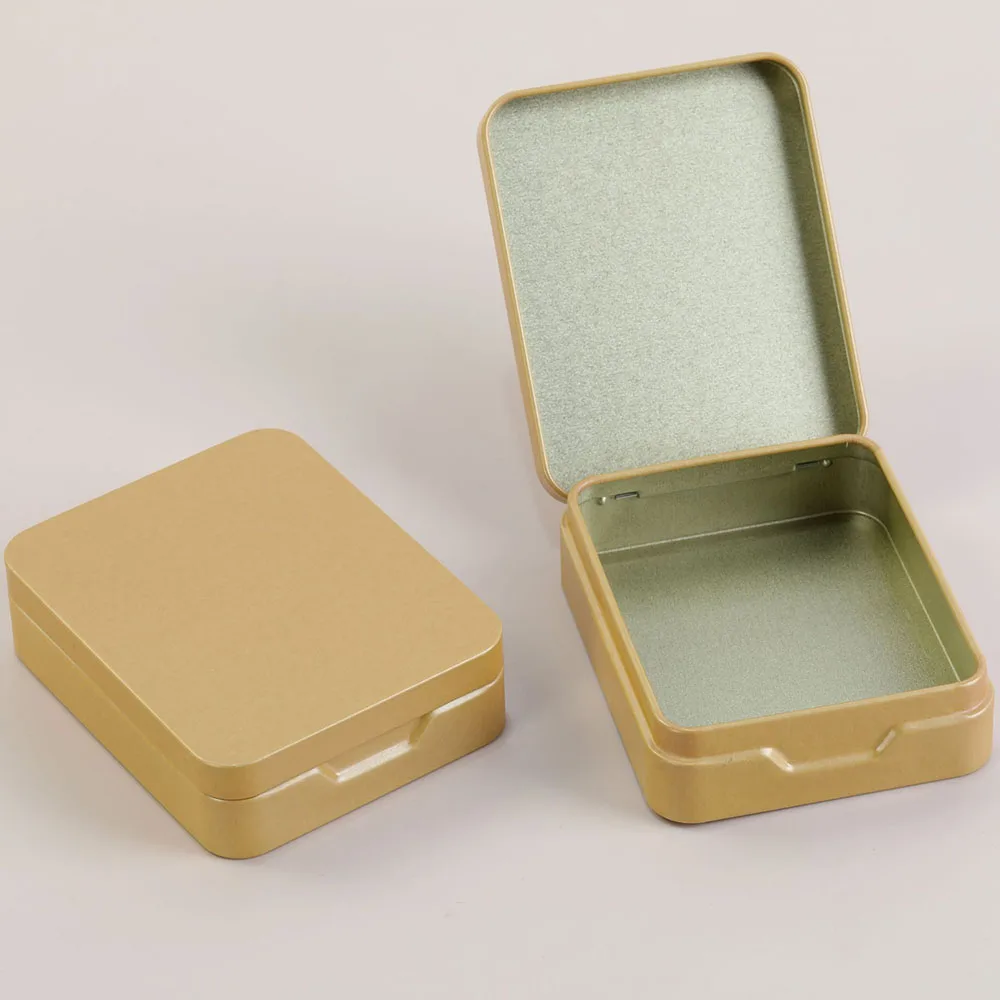 TooGet Lattine Vuote in etallo Elegante, Contenitori di Stoccaggio Per