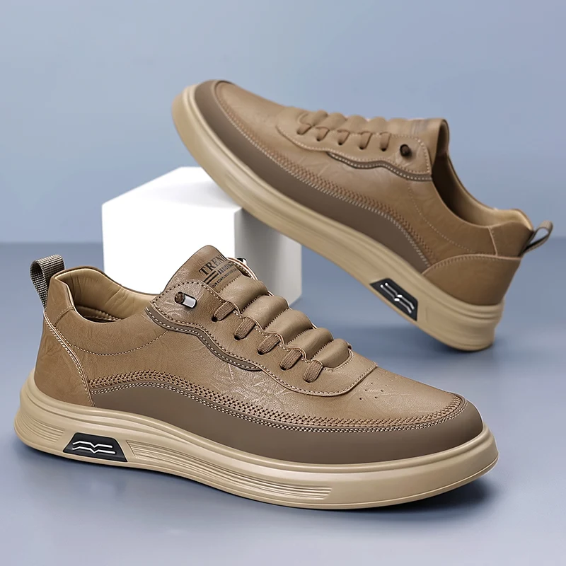 New Fashion Mens Plate Shoes Versatile Leisure Walk Sneakers All-match Male Casual Shoes Skateboarding Footwear Tenis Masculino 6