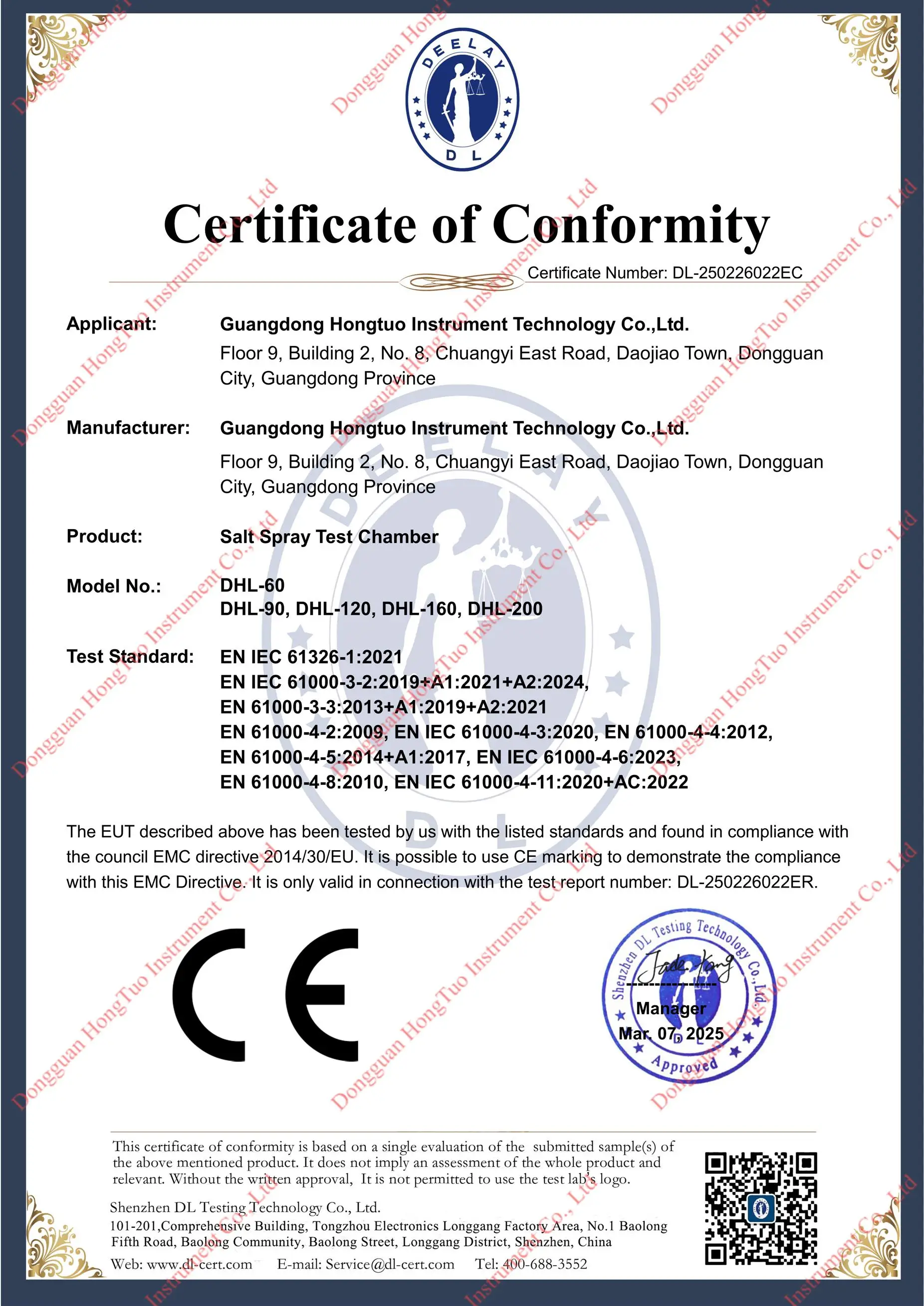 DHL-90 Stainless Steel Salt Spray Corrosion Test Machine Salt Fog Test Chamber Spray Corrosion Cabinet