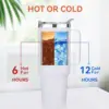 1200ML Metal Vacuum Insulated Cup Stainless Steel Portable Water Cup Refrigerated Vacuum Insulated Straw Leak-proof Lid 2