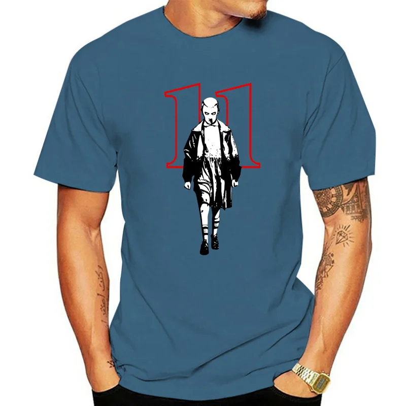 thumbnail image 1 of Camiseta blanca de cosplay de Stranger Style Pop Culture Things Eleven, talla M-3XL, 1 of 5