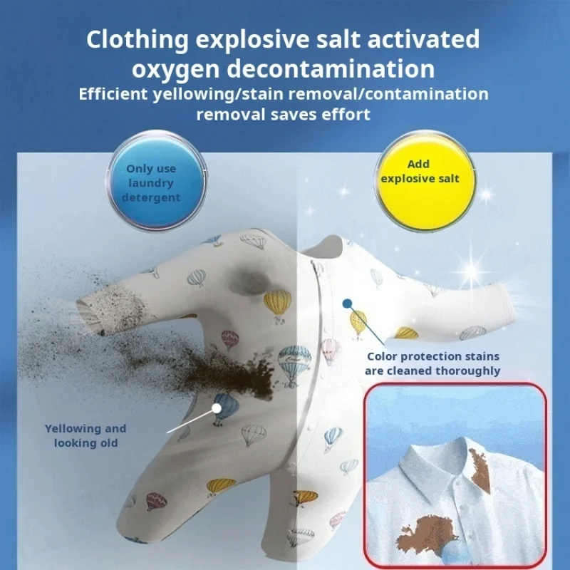 Household Explosion Salt Bleaching Powder Stain Remover Color Protection Suitable For All Clothes