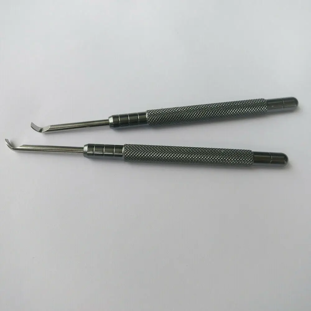 2Pcs Metal 3.5mm Watch Hand Remover Tool Watchmaker Repair Pry Levers with Flat Blade Watch Hands Lifting Tool Watch Repair Tool