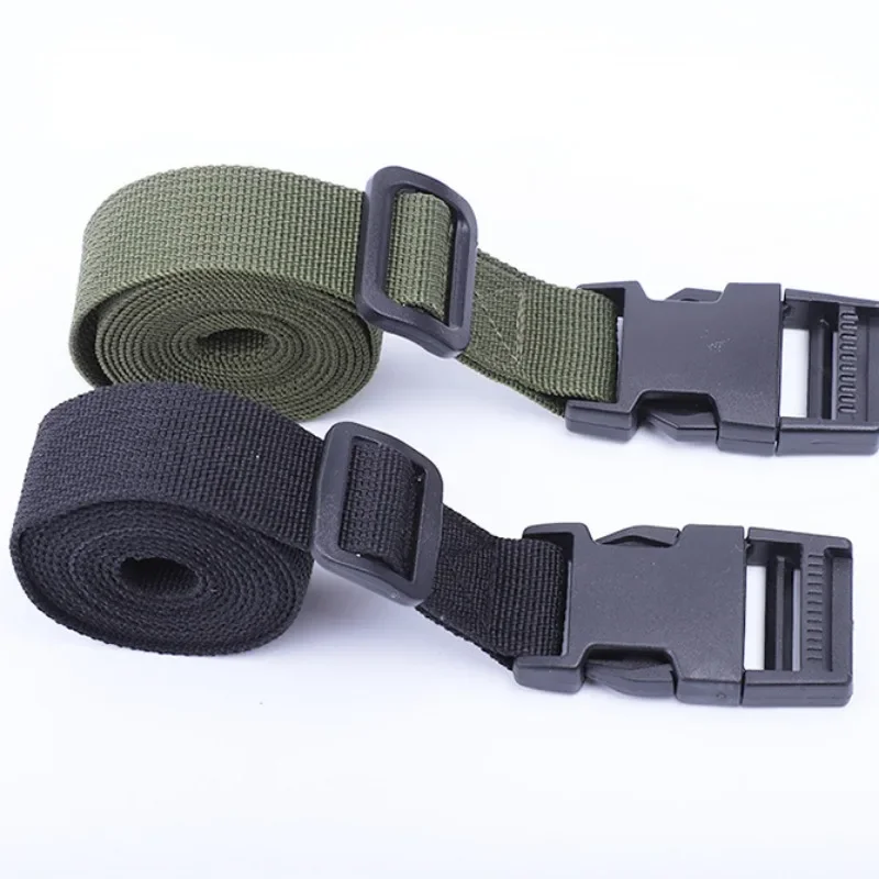 1.4M Buckle Tie-Down Belt Cargo Straps for Car Motorcycle Bike with PP Buckle Tow Rope for Luggage Bag