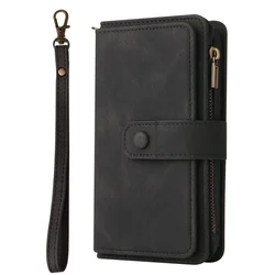 Sunjolly Flip Wallet Smartphone Case Cover - Xiaomi Mi 11 Pro (Black)