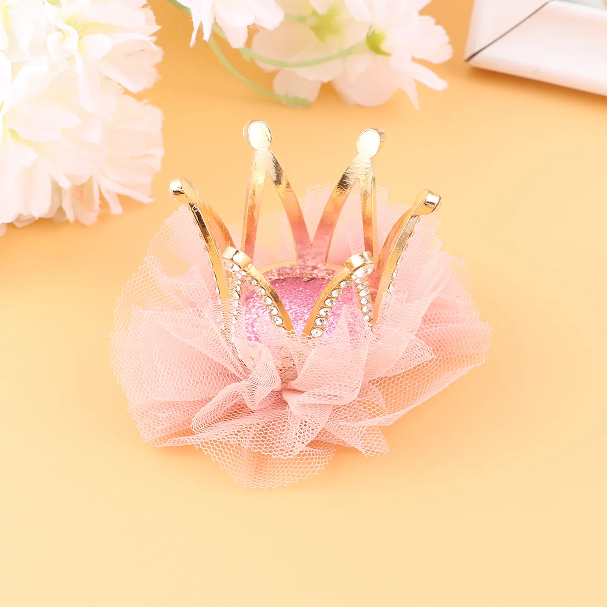 

Hair Clip for Girls Rhinestone Clips Kids Bobby Pin Crown Accessories Issue Card