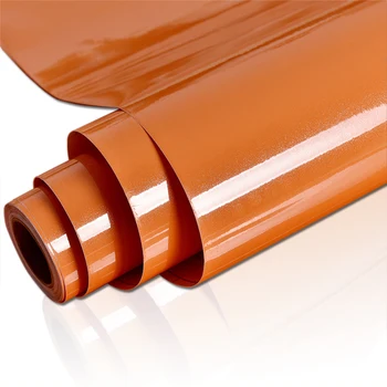 טפטים לארונות מטבח - Shiny Orange, 5m x 40cm