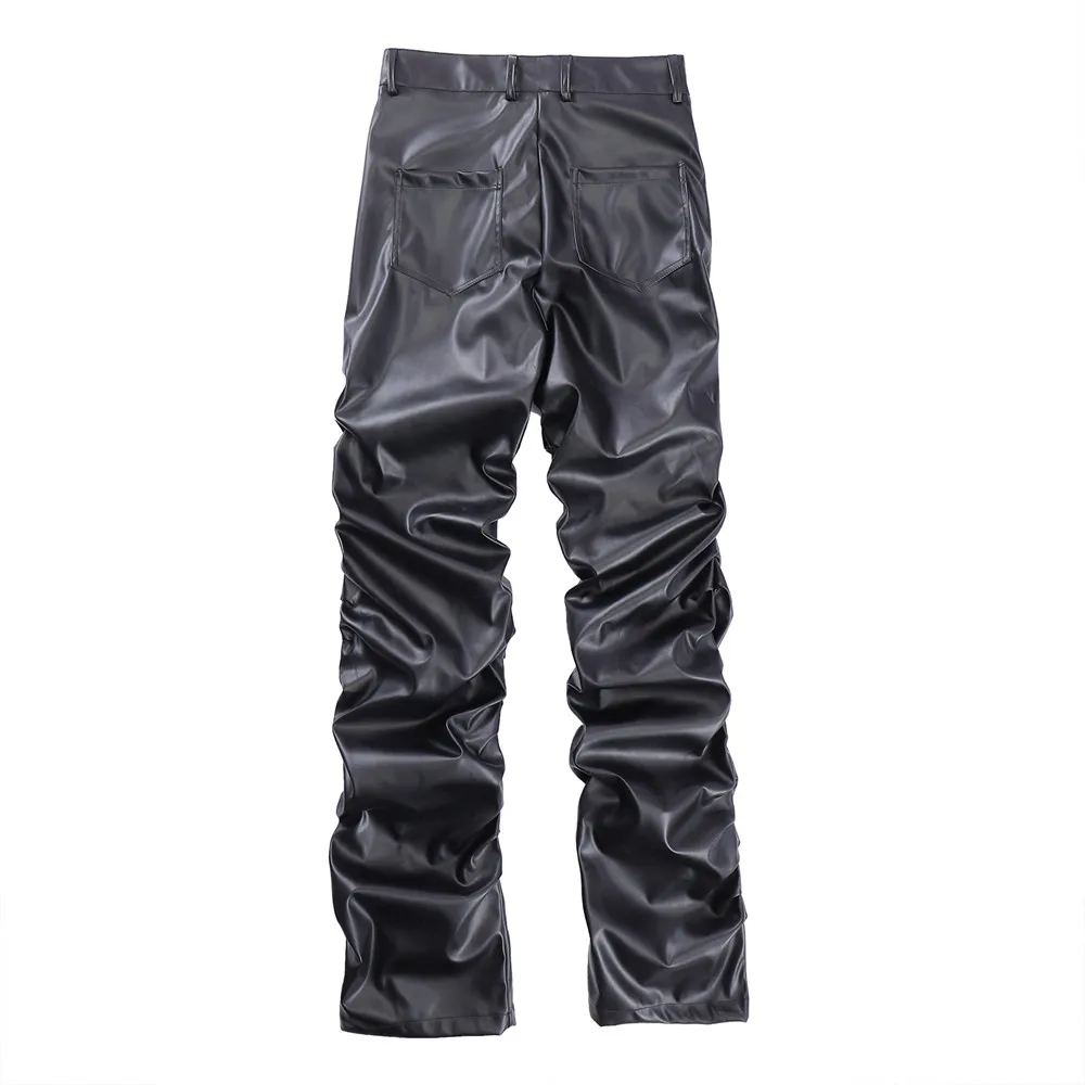 美品 PLICANA プリカーナ インナーニーパッド付 レザーツーリングパンツ TAKAYA WORK WEAR インナーパンツ メンズ レギンス 接触冷感 夏