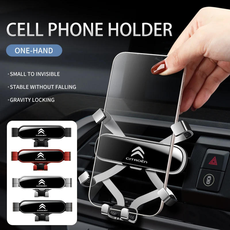 Gravity Car Phone Holder Air Vent Supporto Gps Universale Per Citroen Jumper Celysee Cactus Picasso Aircross Saxo Grand