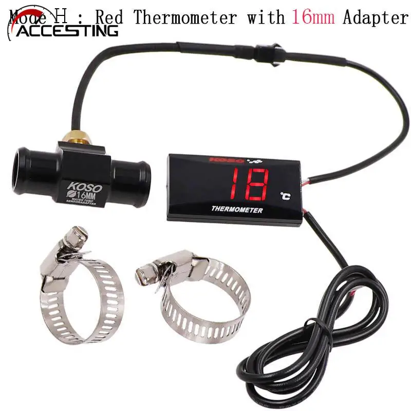 Koso Motorcycle Thermometer For Yamxha Nmax Xmax Tmax Led Digital