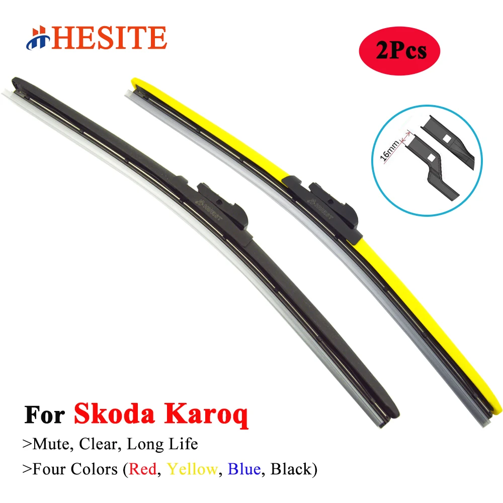 Hesite Colorful Windshield Wiper Blades For Skoda Karoq Nu7 Suv 2017