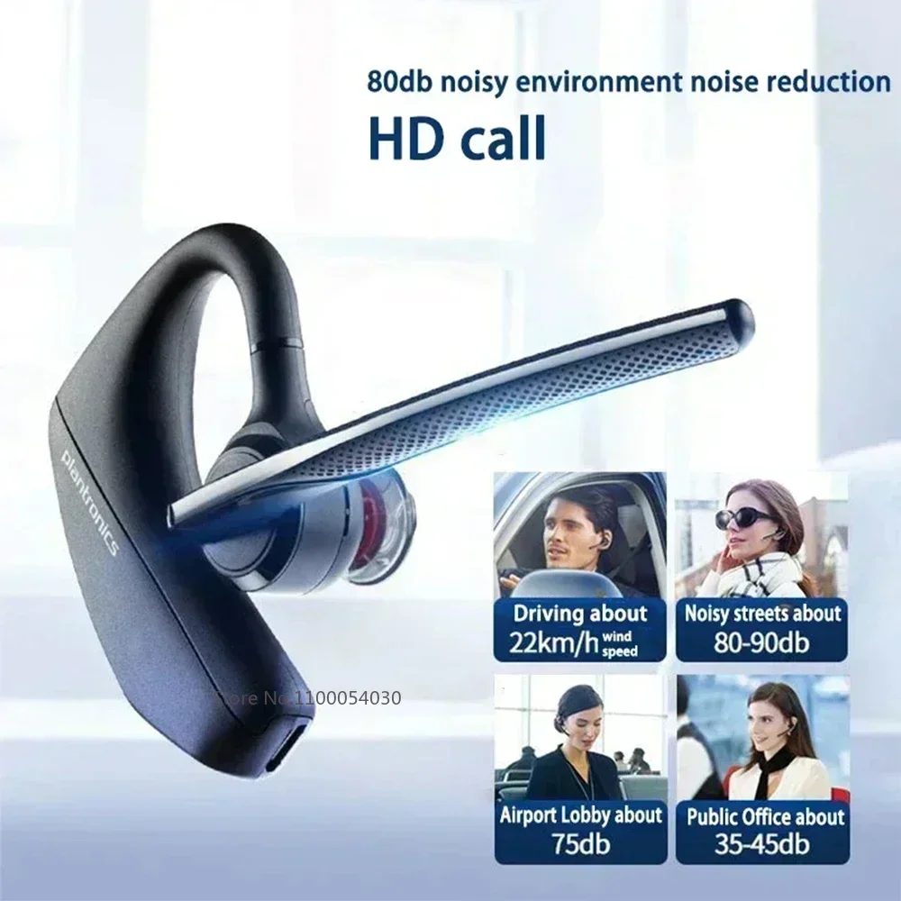 PLT Poly Voyager 5200 Bluetooth ワイヤレス ヘッドセット、100