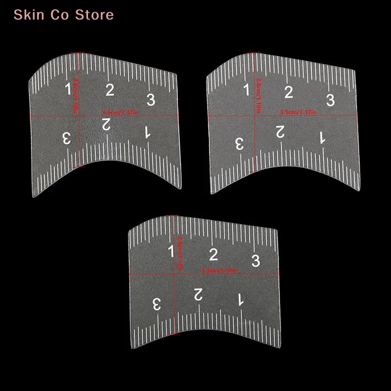 [CO]3개입 입술 모양 만들기 자, 입술 맵핑 자, 1분 빠른 디자인 도구, 입술 쉬운 디자인 도구, 마이크로블레이딩 반영구 화장 스텐실