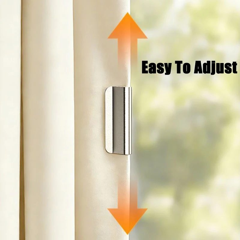 Clip Magnetiche Forti per Tende, Senza Chiodi, Clip di Chiusura Oscuranti, Mantengono le Tende Chiuse, Prevenzione Infiltrazione Luce per Casa, Camera da Letto, Ufficio - immagine 5