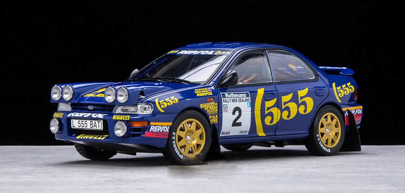 1/18 For 1955 Subaru Impreza 555 WRC 1994 New Zealand Colin Mcrae