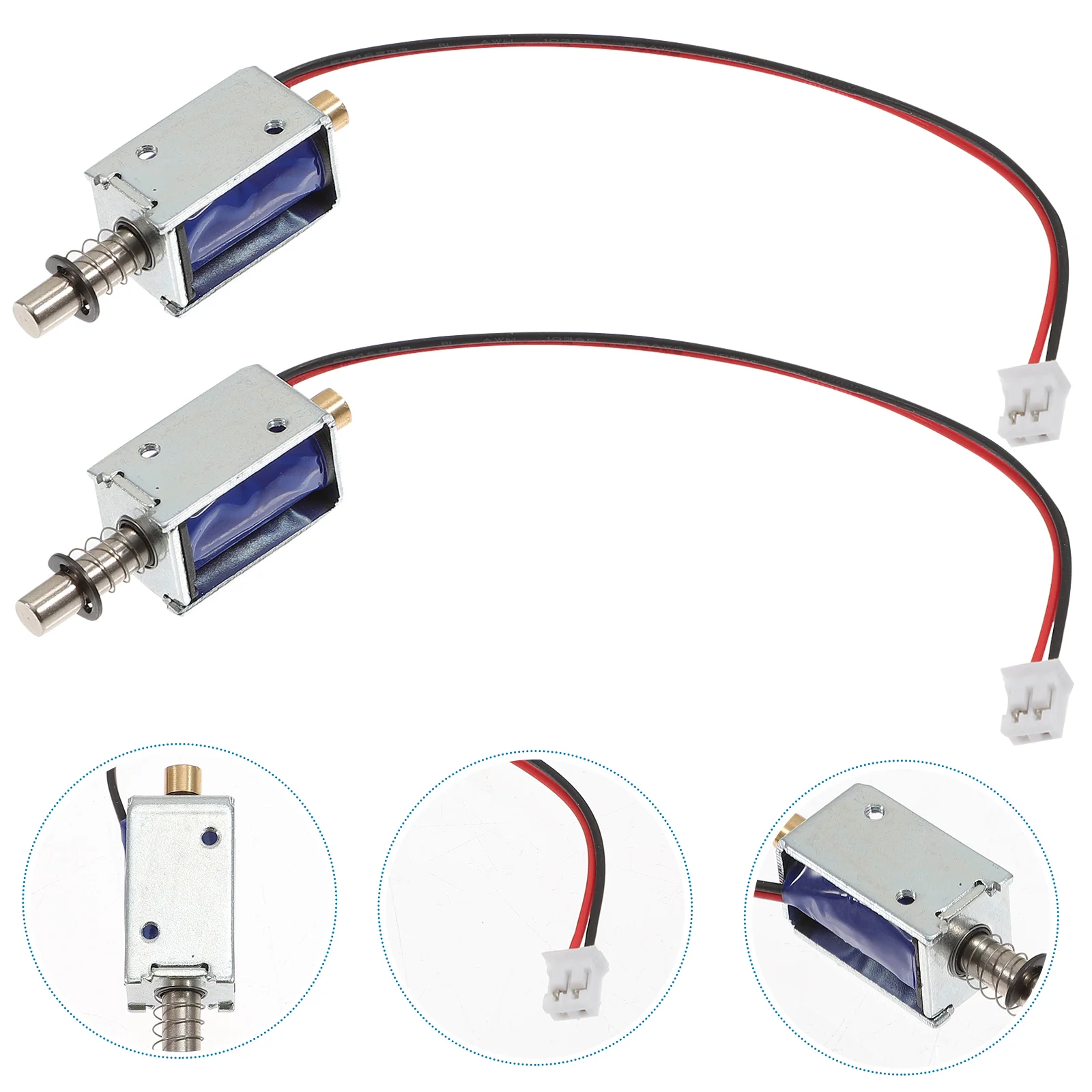 

3pcs Push Pull Solenoid Electromagnet Linear Motion DC 12V Magnetic Solenoid