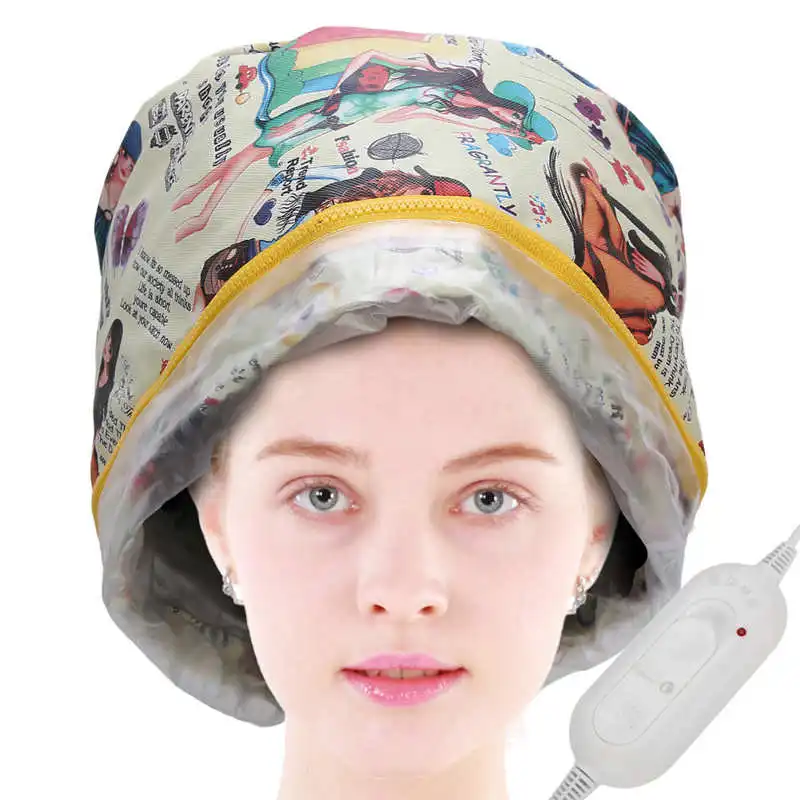 Hair Care Products Thermal Treatment Hair Cap PU + PVC Liner 3 Gears Adjustable Electric Heating Hair SPA Nourishing Hat Salon Home Care