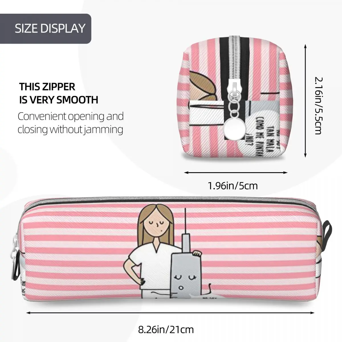 Pencil Case Enfermera En Apuros Doctor Nurse Medical Medicine Health Pencilcases Pen Holder Girl Boy Pencil Bags School Supplies