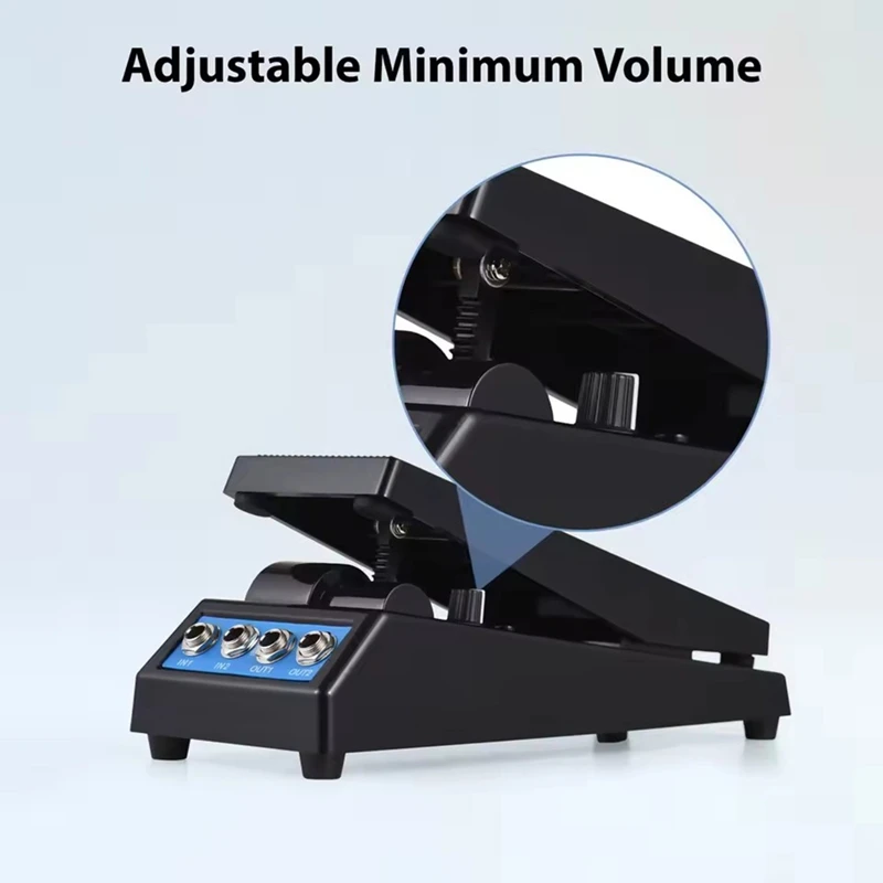 Professional Guitar Volume Pedal Volume/Classic Wah Sound Mono/Dual Channel 6.35Mm Input/Output Guitar Volume Pedal-Y41A