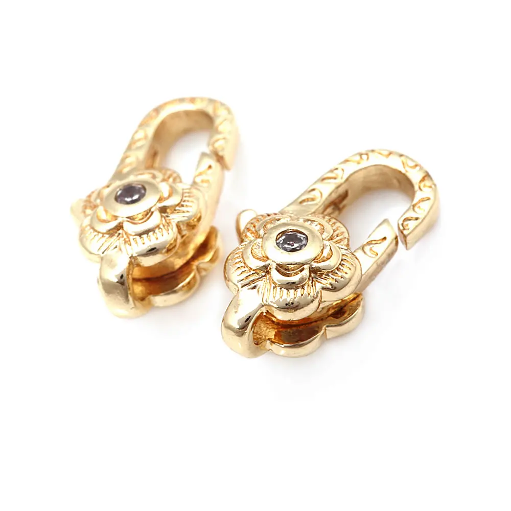 18K 골드 컬러 목걸이 팔찌 연결 클래스프 고품질 DIY 액세서리 제작 재료 로즈다이 공식 홈페이지