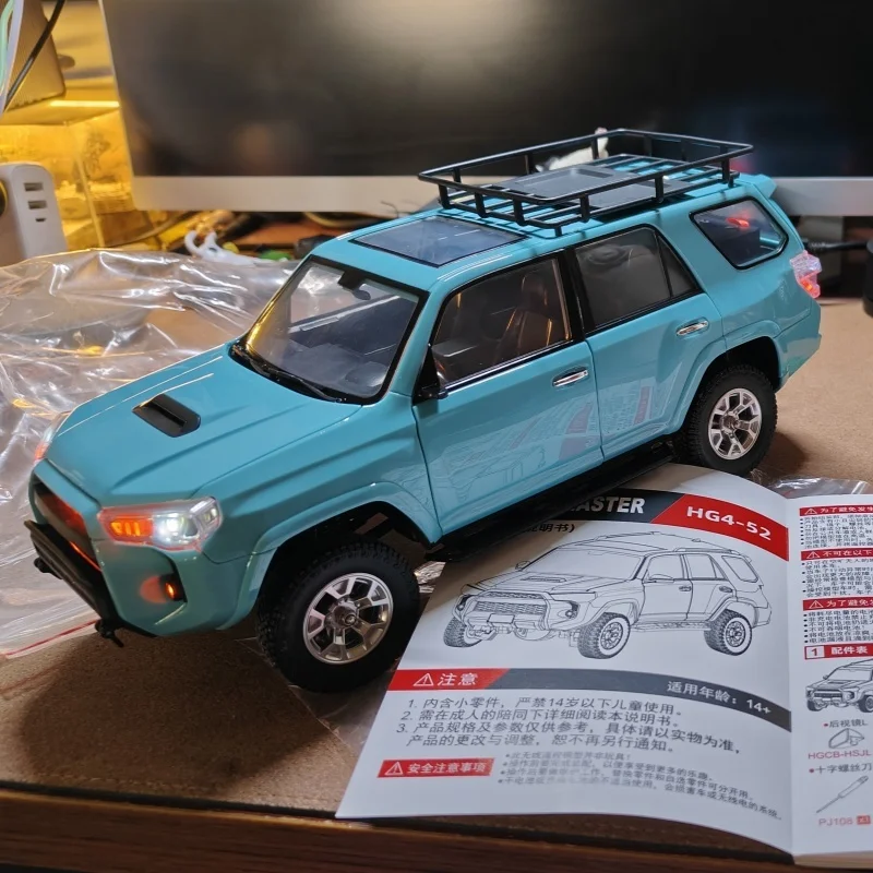 2024 New Hg 4runner 1:18 High Simulation Electric Model 2.4g Remote Control Four-Wheel Drive Vehicle Adult Kids Toy Gifts 2